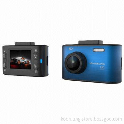 Mini size car security camera with 1.5-inch LCD
